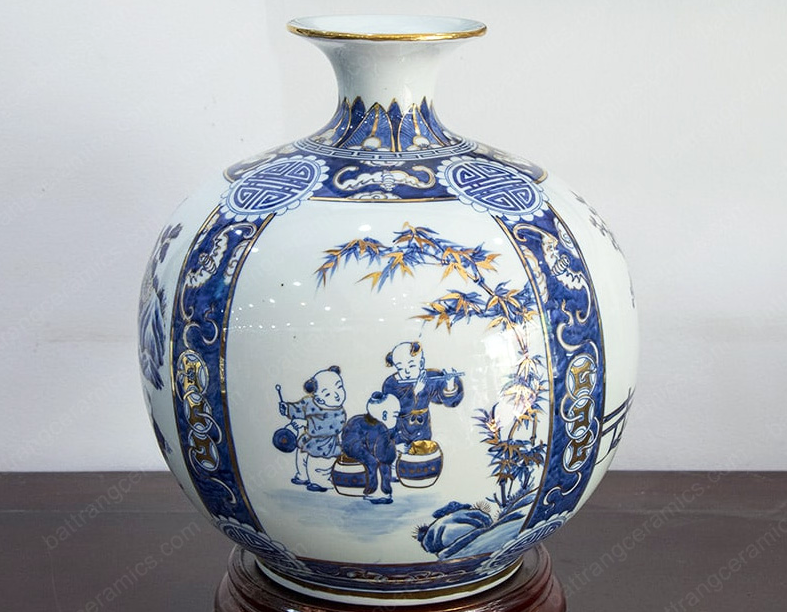 Mẫu bình tài lộc Nhị Cảnh